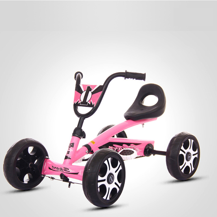 Children's four-wheel go- kart car children's car