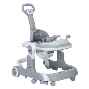 new baby walker with cradle can push and sit folding anti-rollover anti-O-shaped legs