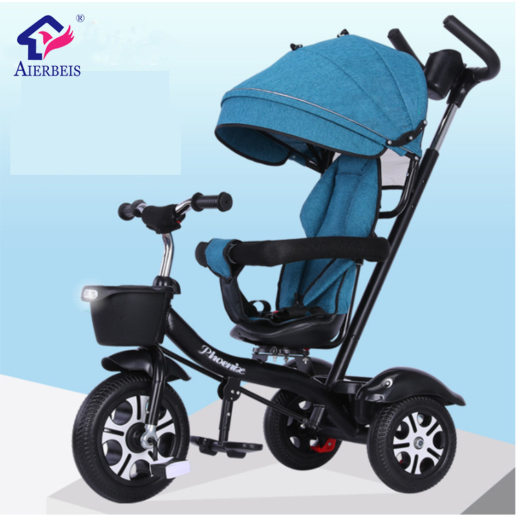 Child Tricycle Baby Ride-on Stroller/cheap Kids Tricycle for Toddlers Ride on Toy Car Steel and Plastic