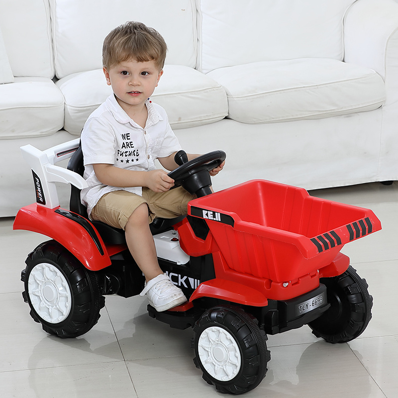 New design  kids ride on car electric 2 seater remote control Dump Truck