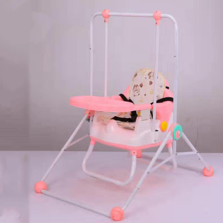 wholesale high-quality folding baby swing feedig rocking  high chair 3