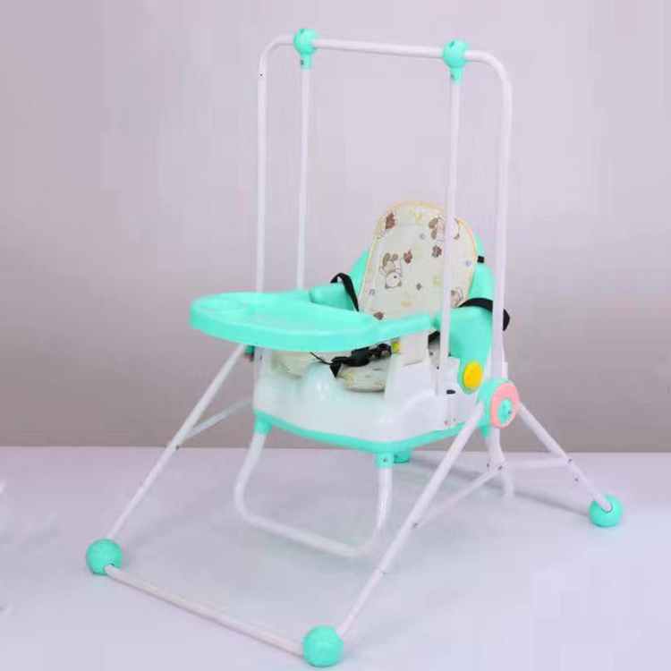 wholesale high-quality folding baby swing feedig rocking  high chair 3