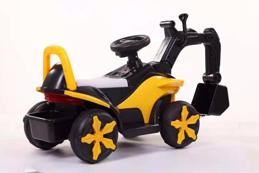 Hot sale mini playground 2--6 year kids electric toys excavator ride on tractor  electric power digger toy kids excavator