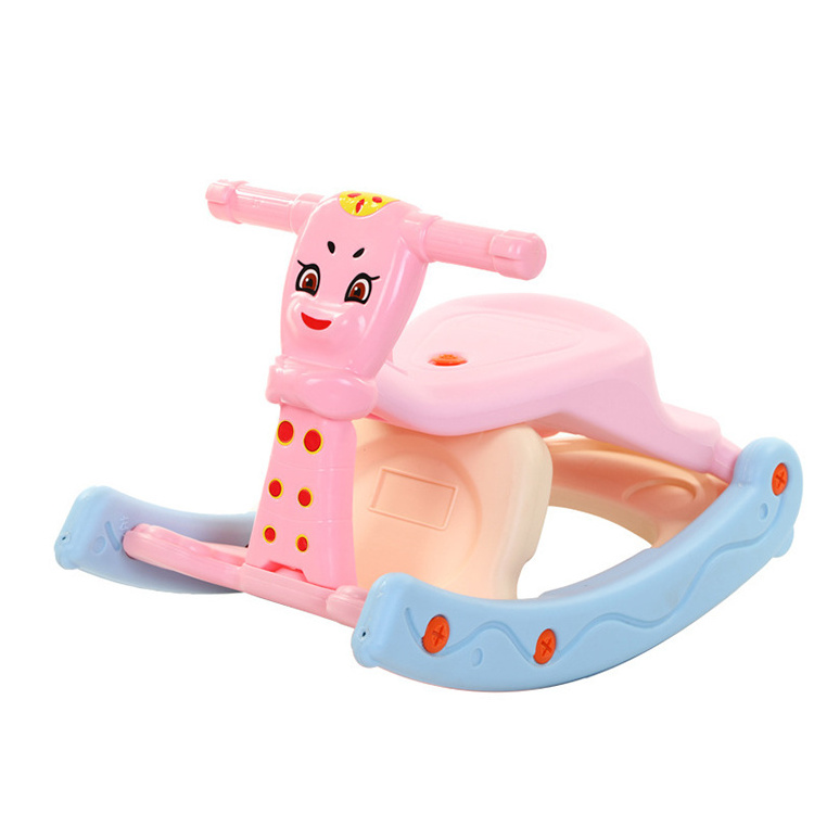 high baby dnning chair with large dinning tray/3 in 1 plastic kids feeding chair/children rocking horses toy