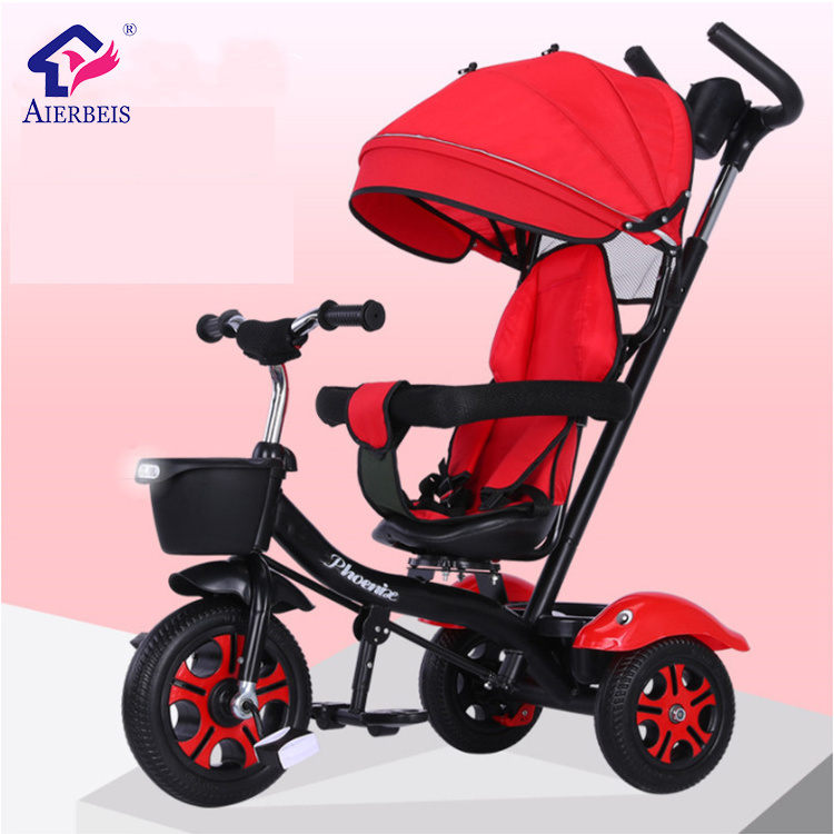 Child Tricycle Baby Ride-on Stroller/cheap Kids Tricycle for Toddlers Ride on Toy Car Steel and Plastic