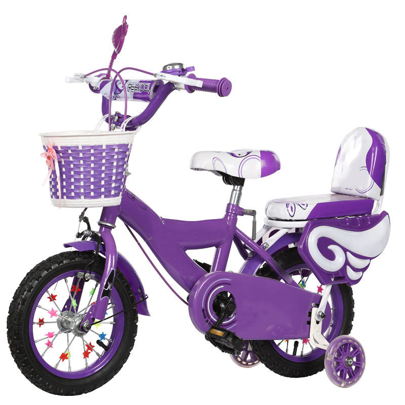 Cheap Baby Quad Bike Boys Girls Aged 3-8 Years Old Kids' Bikes For Sale With Basket Training Wheel