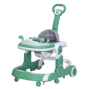 Baby foldable baby walker with wheels unique baby walker can sit and push anti-O-shaped legs to prevent rollover