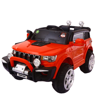 Children's electric car Jeep off - road four - wheel drive four - wheel flash with shock absorption early education