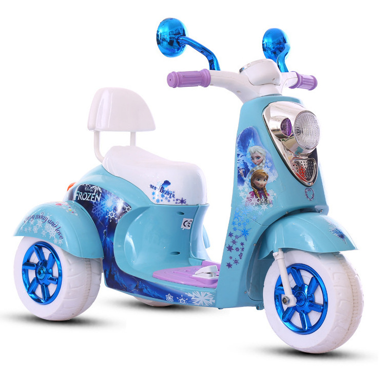 2022 Cheap Kids Electric Motorcycle with Cute Mickey Figure/3 wheels pink battery operated kids tricycle toy car motorcycle