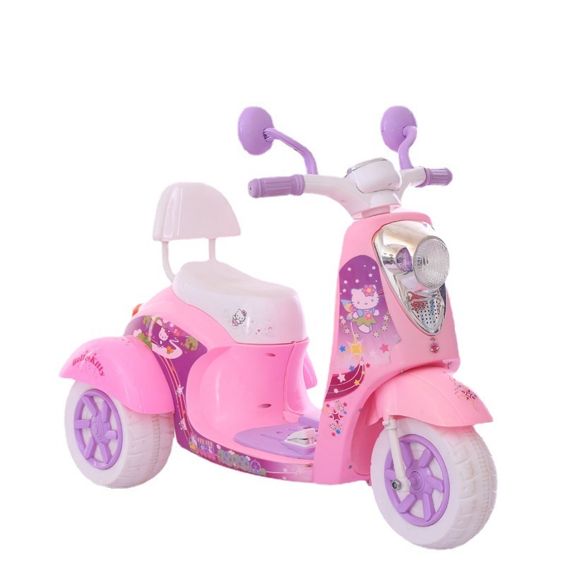 2022 Cheap Kids Electric Motorcycle with Cute Mickey Figure/3 wheels pink battery operated kids tricycle toy car motorcycle