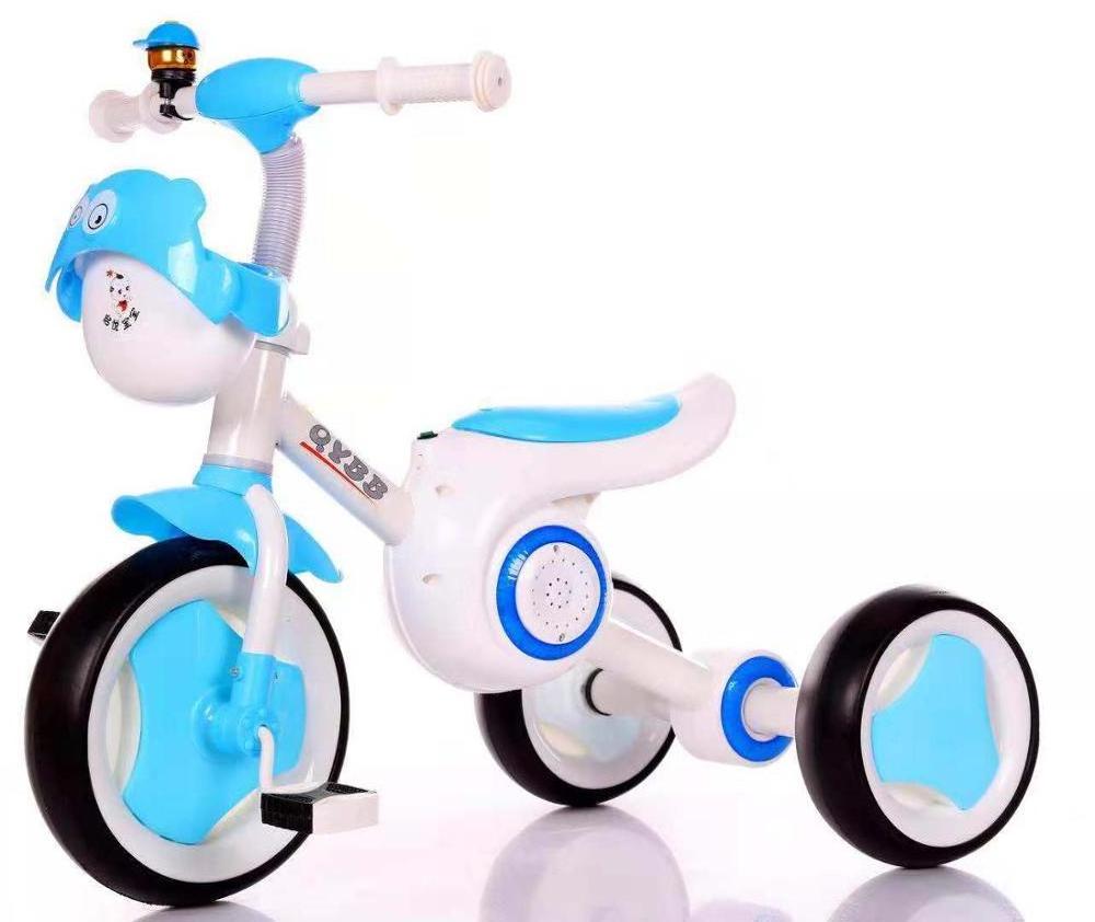 new fashion kids tricycle with music and light baby walker trike ride on car bike toy