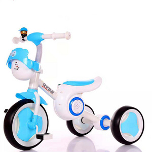 new fashion kids tricycle with music and light baby walker trike ride on car bike toy