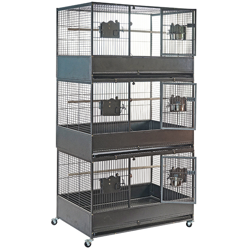 Iron Metal Stainless Steel Big size bird cage Brass parrot Canary Flight Extra Large Bird Cage Factory supply pet cage breeding