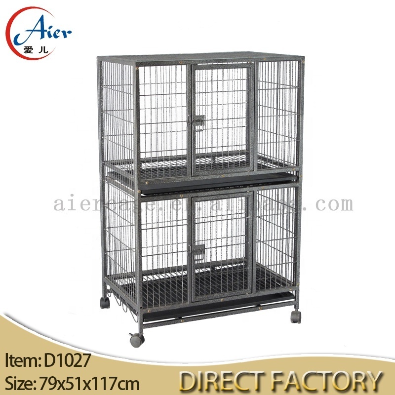 Cheap Stainless Steel Kennel Outdoor Used Large Dog Metal Cage pet cage for sale