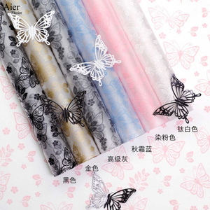 Aierflorist New Printed Butterfly Flower Wrapping bouquet wrapping paper for Valentine's Day