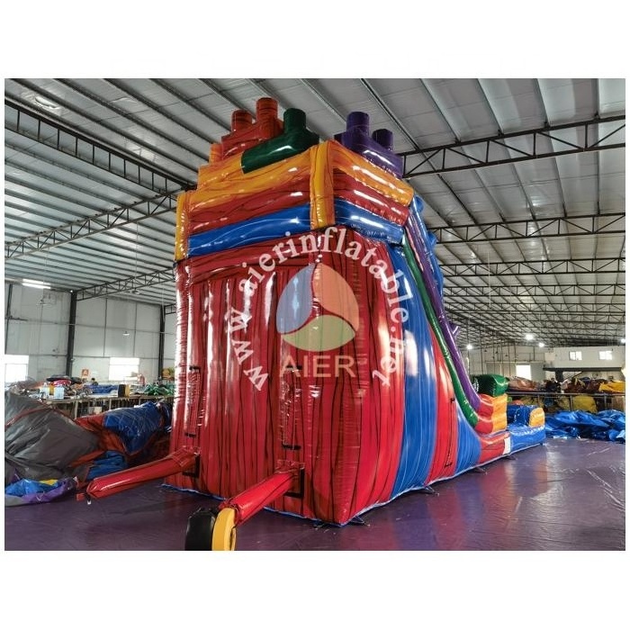 Commercial inflatable 20ft water slide for kids inflatable dry wet slide