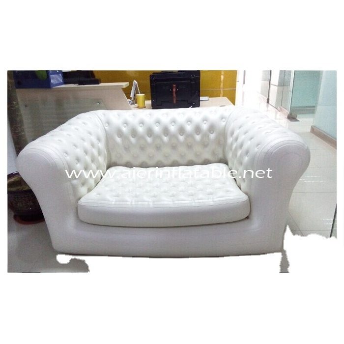 Promotional outdoor cheap chesterfield inflatable furniture, outdoor inflatable air furniture sofa for sale