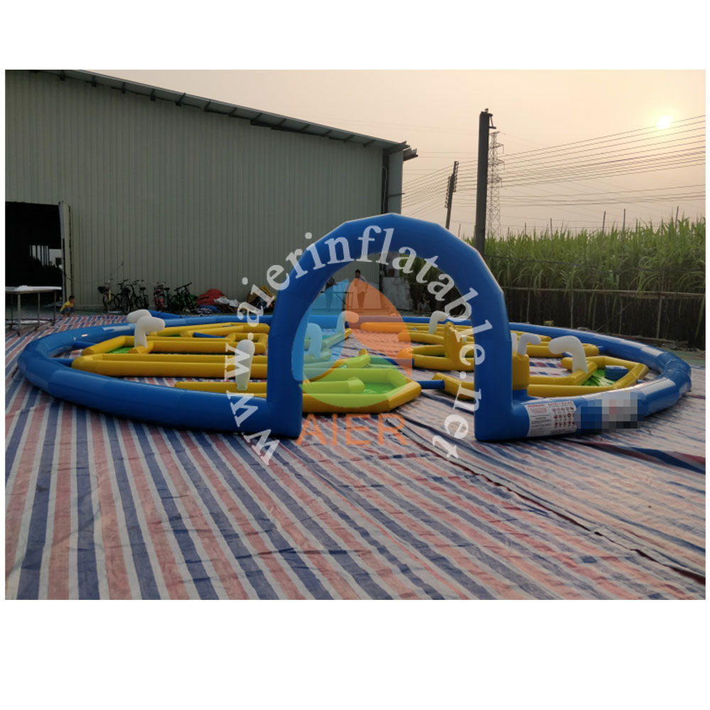 Large inflatable golf area outdoor giant golf course PVC best quality sport game