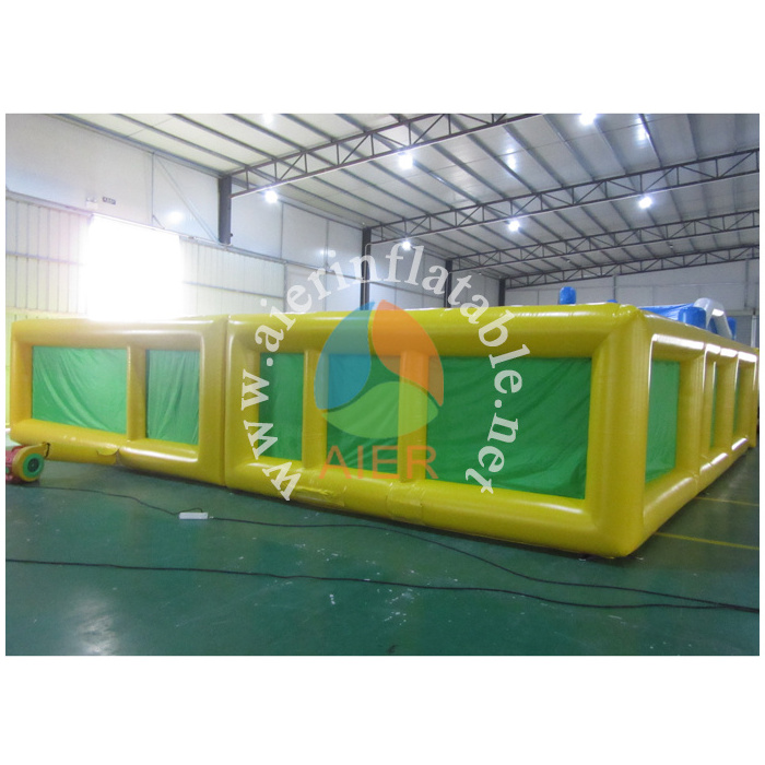 Large Outdoor Inflatable Maze Kids Adult Fun City Playground For Sale