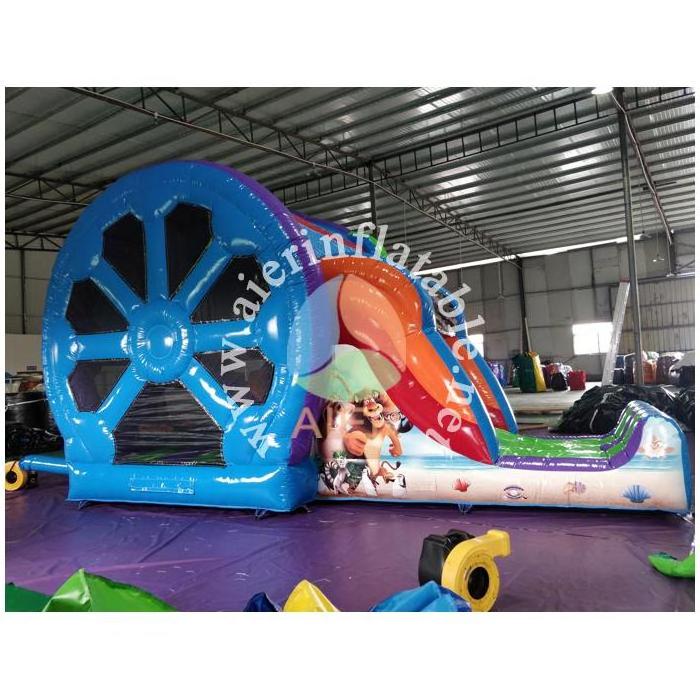 Party slide Ferris wheel slide inflatable combination inflatable trampoline castle combination customized for sale