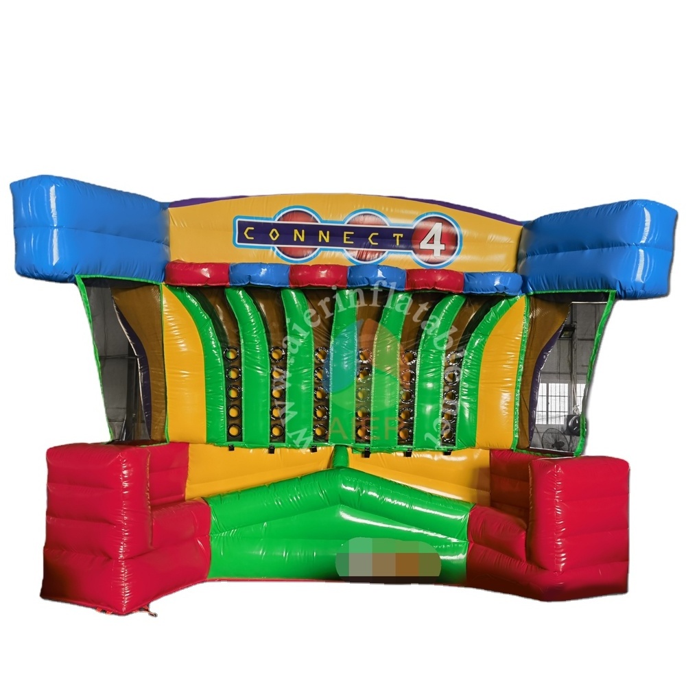 4 in 1 Inflatable Sports Games Amusement Park Park Inflatable Basketball Connect Carnival Game Party