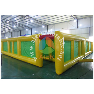 Large Outdoor Inflatable Maze Kids Adult Fun City Playground For Sale