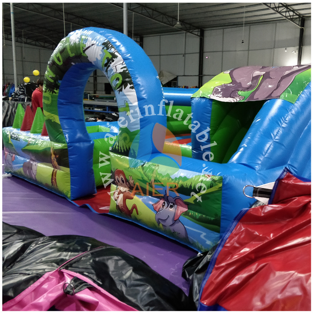 Indoor New 2019 kids Inflatable Jungle playground for home party