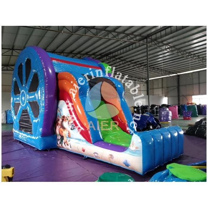 Party slide Ferris wheel slide inflatable combination inflatable trampoline castle combination customized for sale