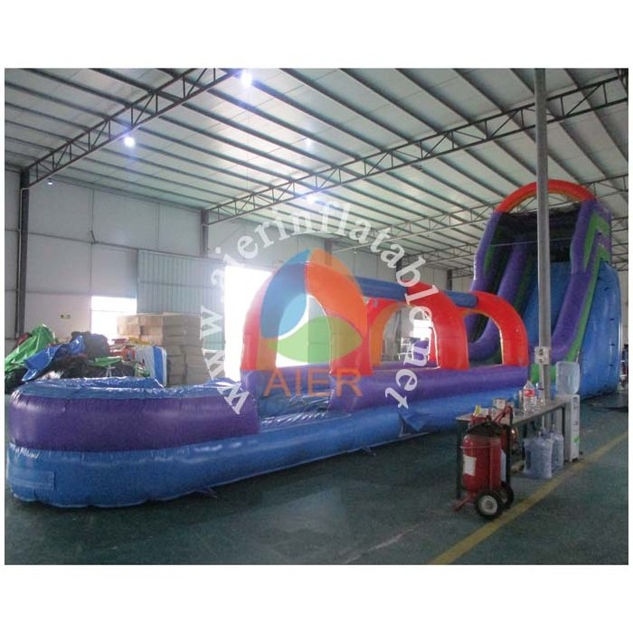 Large Water Slide with Swimming Pool Slide High Quality 56ft Water Slide for Adults and Kids Amusement Park