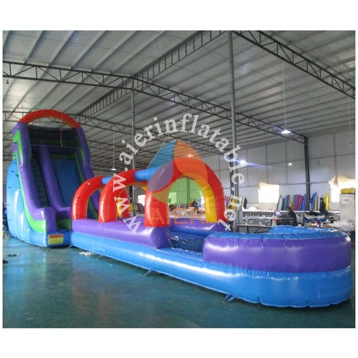 Large Water Slide with Swimming Pool Slide High Quality 56ft Water Slide for Adults and Kids Amusement Park