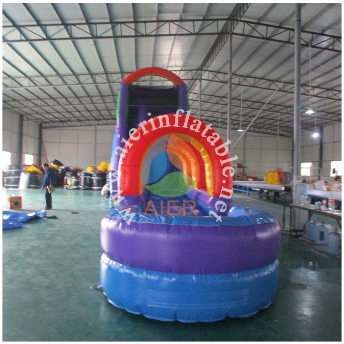 Large Water Slide with Swimming Pool Slide High Quality 56ft Water Slide for Adults and Kids Amusement Park