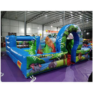 Indoor New 2019 kids Inflatable Jungle playground for home party