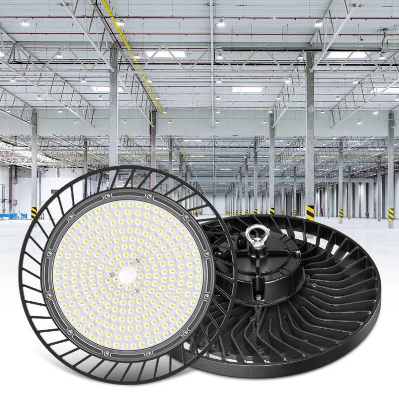 Ultra-thin Design DOB UFO LED High Bay Light 100W 150W 200w 300W Ip65 Industrial Led lighting Highbay Led Light