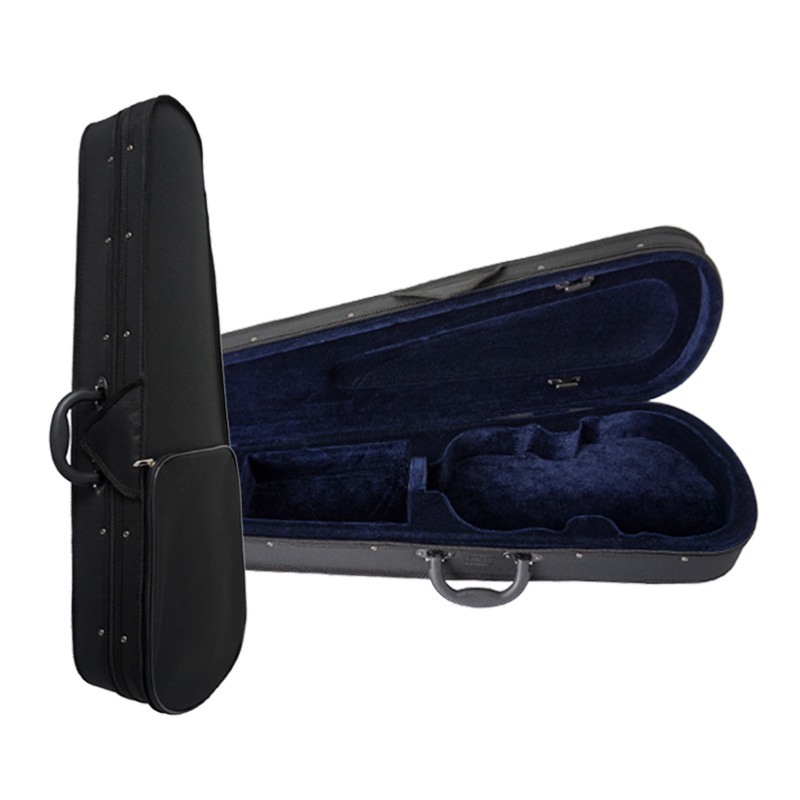 musical instrument cases wine colour triangle shaped light violin hard case for sale