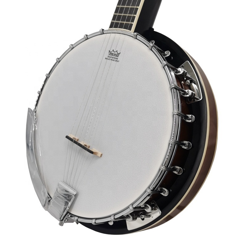 Chinese high quality Aiersi brand OEM servise mahogany banjo 5 kord musical instruments banjo for sale