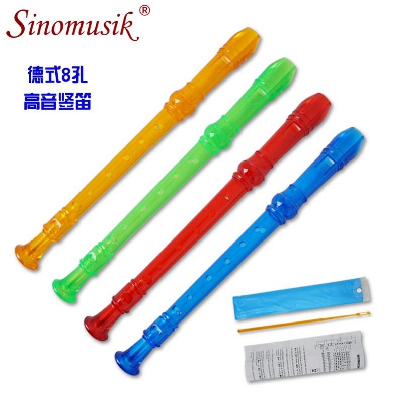 China Supplier Wholesale Plastic 8-hole Flute Musical Instrument For Sale Children Clarinet Music Instrument