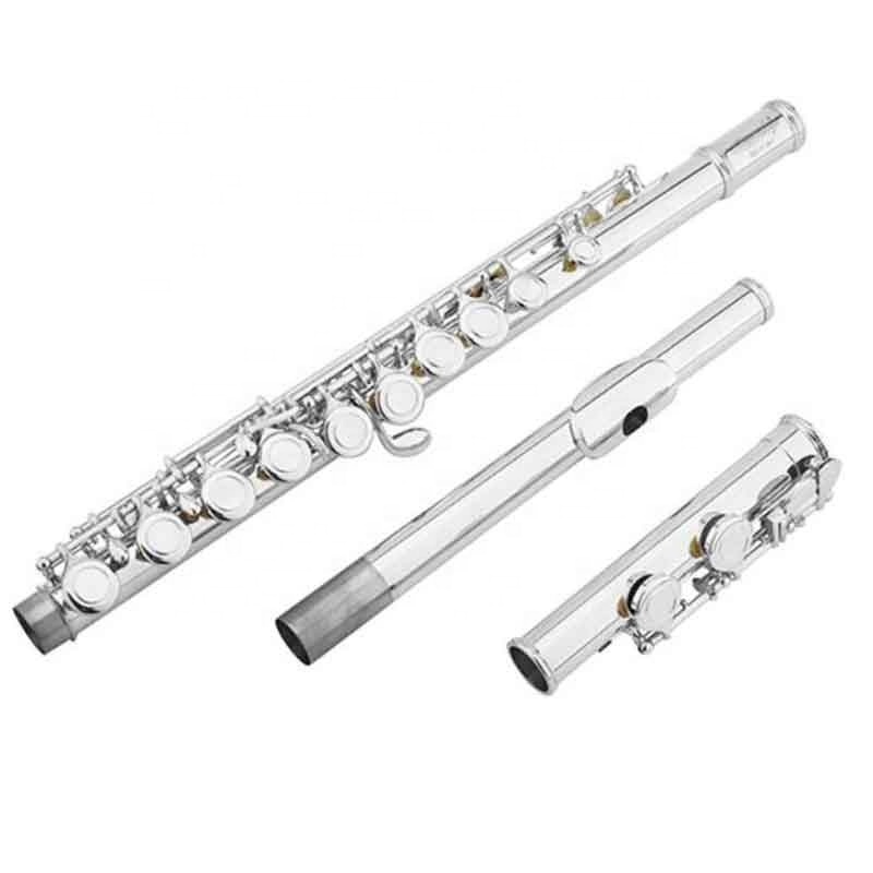 Wholesale custom Sinomusik brand nickel silver flute woodwind Low price good quality portable Blockflute Musical instrument