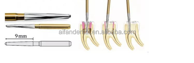 [ Aifan Dental ] FG1.60 High Speed Dental Carbide Bur 21mm Dental Endo Z