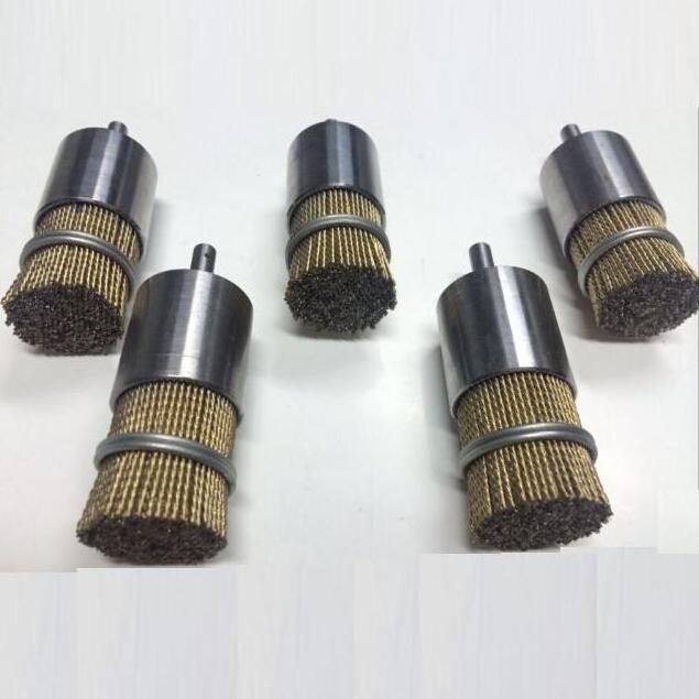 Good quality 25mm Crimped Wire End Brush with stainless steel wire