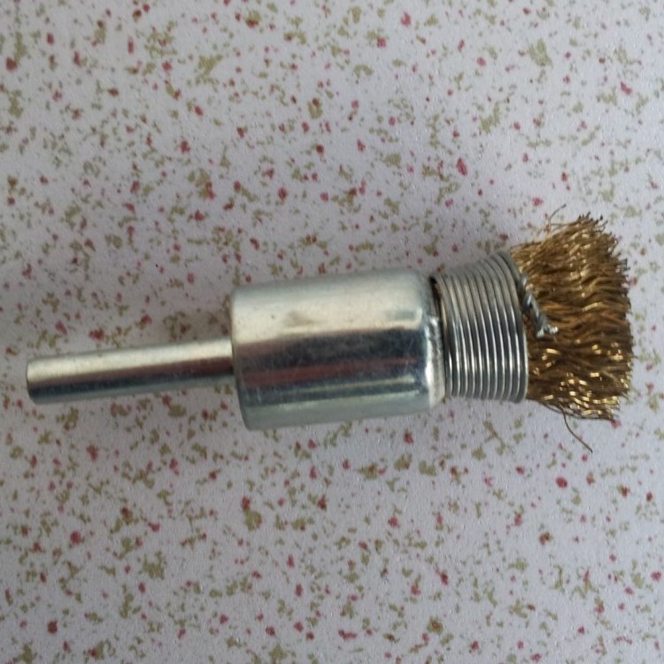 Good quality 25mm Crimped Wire End Brush with stainless steel wire