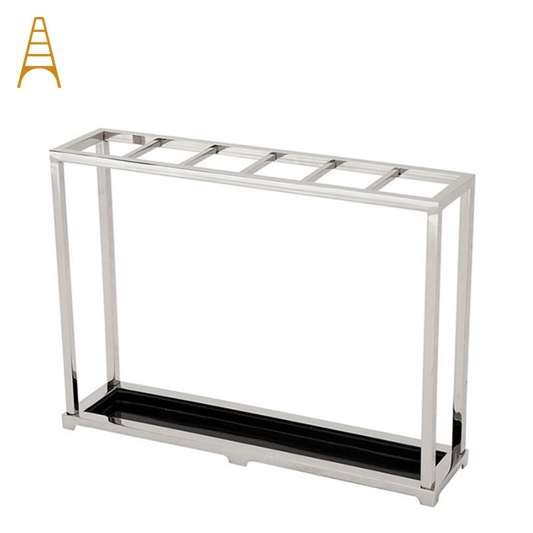 Customized new product indoor metal umbrella display rack stand