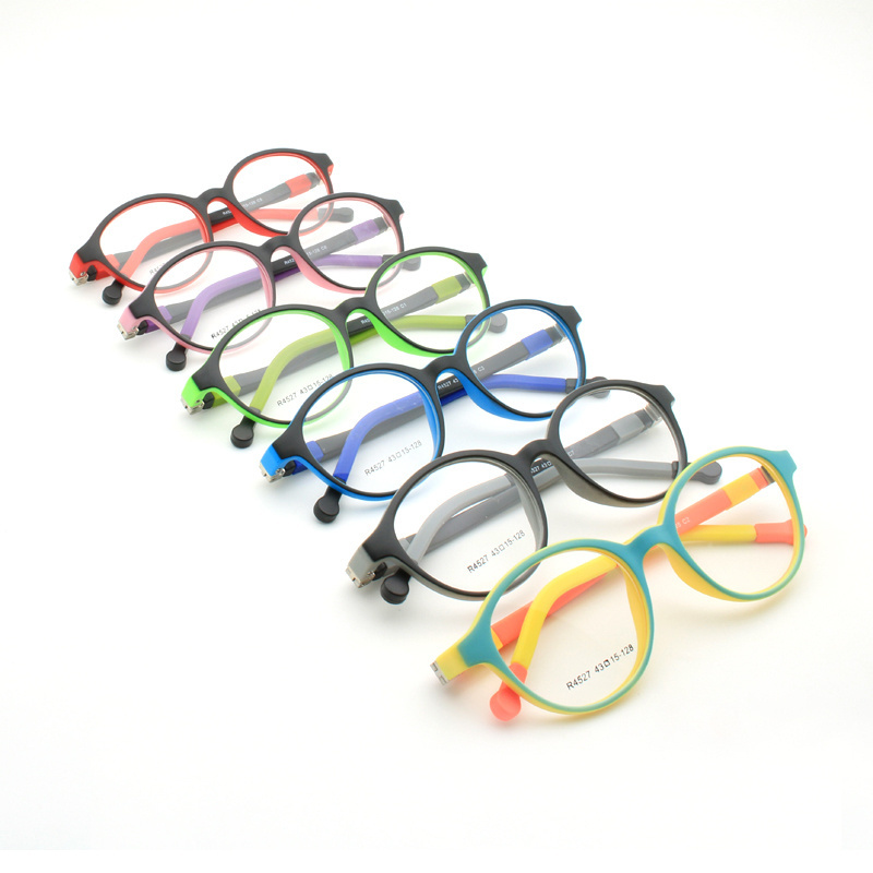 Wholesale wenzhou TR90 cheap round student kids optical frame eyeglass frames with 180degree hinge