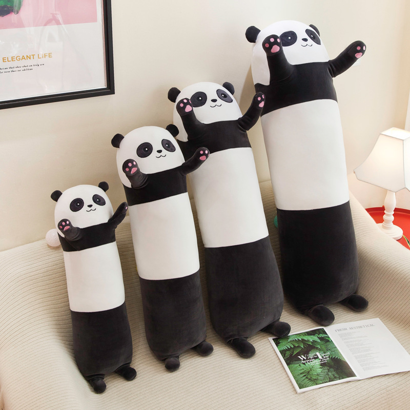 AIFEI TOY Wholesale of new long panda figurines koala plush stuffed animal toys Sleeping pillow gifts for girls