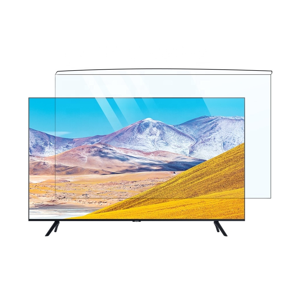 High Quality Hanging On Acrylic Anti Blue Light Filter Eye Protection Film for 32 40 43 49 50 55 65 75 85Inches TV