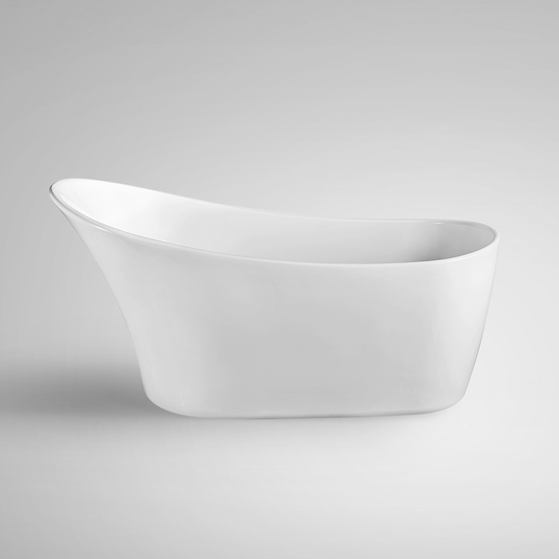 modern popular bathroom indoor acrylic 1.6m size freestanding cleaning bath tub bathtubs