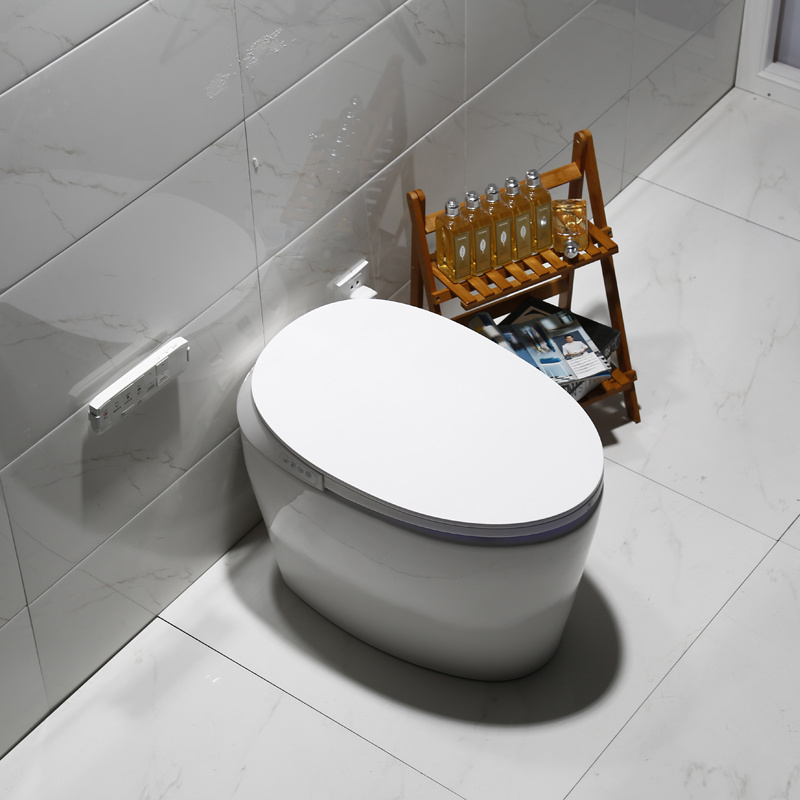 Modern Ceramic  White Seat Style Pattern Bathroom Wc Electronic Bidet Toilet