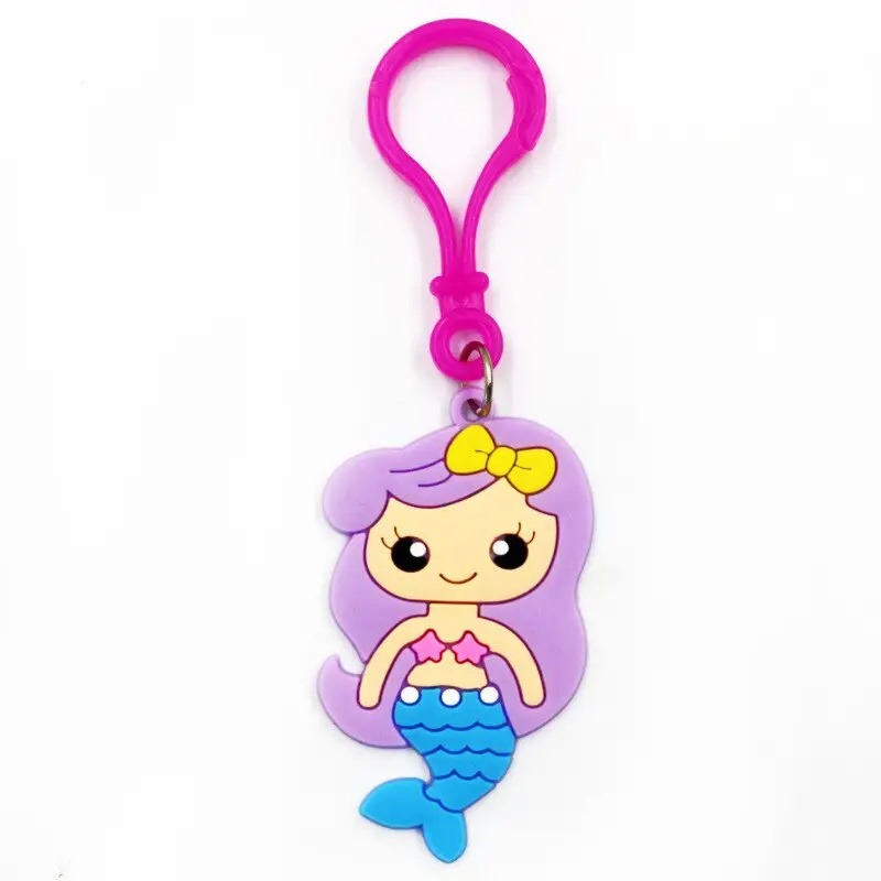 Plastic Key Head Cover Rubber Keychain Custom Mold Logo Keycaps Key Ring Soft PVC Color Cute Anime Key Covers Cap