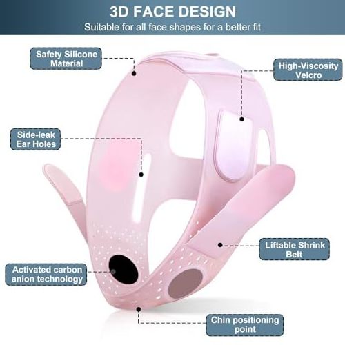 AIFREE double chin reducer V line beauty face lifting tape facial strap soft silicone chin strap face shaper double chin remover