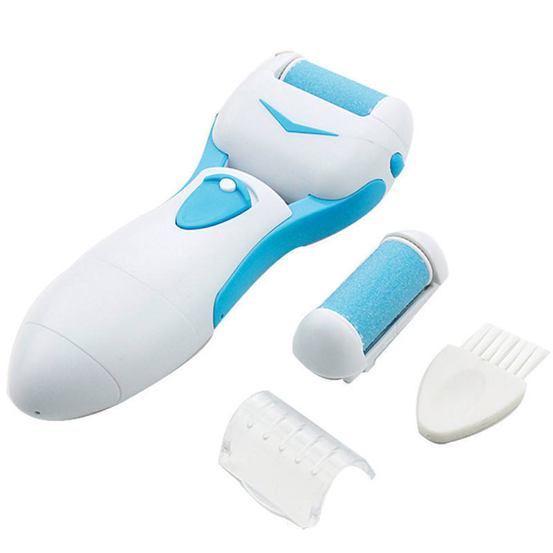 AIFRE New Electric Foot File Rechargeable Foot Scrubber Pedicure Kits for Cracked Heels Callus and Dead Skin