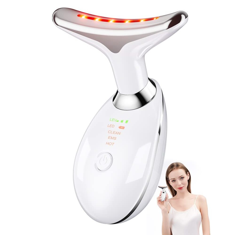 New Skin Care Tools Face Lift Roller Anti Wrinkle Ems Facial Deep Cleansing Remover Microcurrent Neck Beauty Device